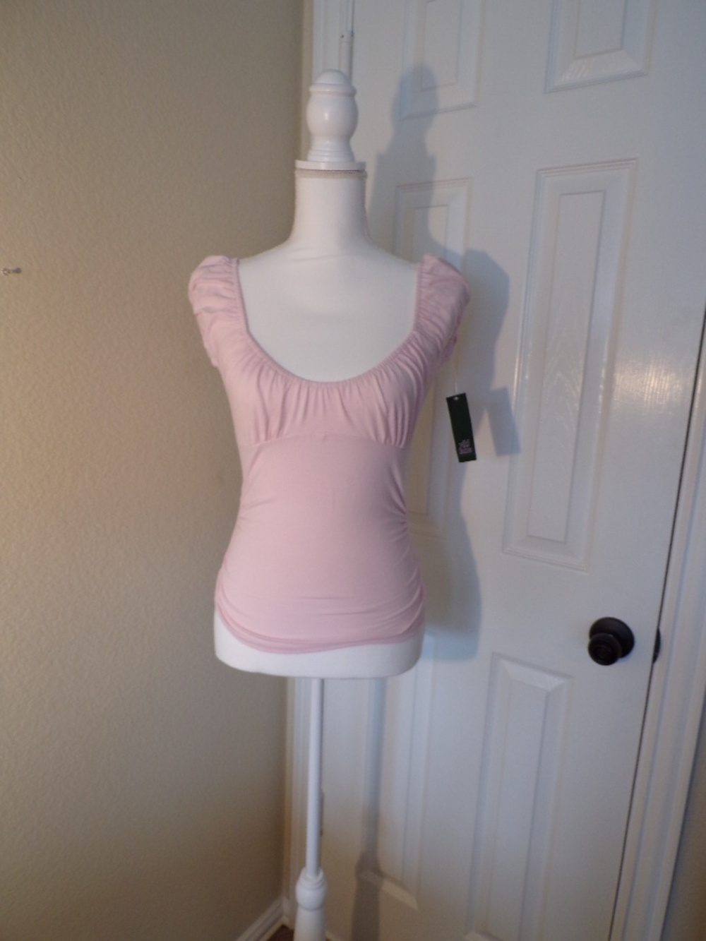 Wild Fable Ruched Cap Sleeve Tank Top – Light Pink – Size XS